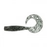 Твистер Dragon Diver 1.5"/3.5cm 20 шт. CLEAR SMOKED black glitter