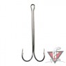 Двойник Double Hooks  X-Long, цвет BС, размер  1, уп.10 штук	
