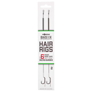 KORDA Поводок готовый Basix Hair Rigs Wide Gape №6 18lb