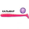 Силиконовая приманка Crazy Fish Vibro Worm 3" 11-75-37-6 кальмар цв. lollipop (леденец)