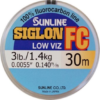 Леска флюорокарбоновая Sunline Siglon FC 30m HG (C) #0.6/0.140mm