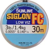 Леска флюорокарбоновая Sunline Siglon FC 30m HG (C) #0.6/0.140mm