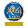 Шнур плетеный Duel Hardcore PE X4 Pro #1,2 0,19мм 200м (yellow)