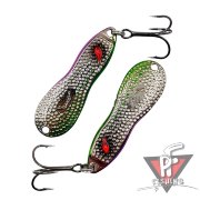 Колеблющаяся блесна Nories Metal Wasaby Hammered, 12 гр, BR-4