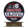 Шнур плетеный Sunline Amazer X8 #1,5 0,205мм 300м (multicolor)