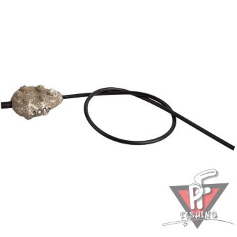 Грузило карповое сменное Mikado скользящее с антизакручивателем. плоское (песочный) 24S 100 г.