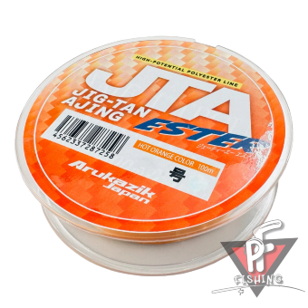 Эстер Arukazik Japan 287725 JTA Jig-Tan Ajing Ester, #0.2, 1 lb, 100 м, Hot Orange
