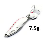 Блесна GT-BIO Leech 7,5гр, серебро с красным  GT-32T