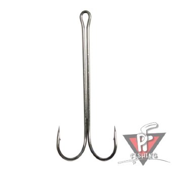 Двойник Double Hooks EX-Long, цвет BС, размер 4/0, уп.10 штук