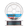 Шнур плетеный YGK Veragass PE X4 Fune #0,6 0,128мм 200м (multicolor)