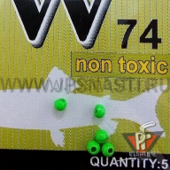 Вольфрамовая головка OnlySpin Trout, 3.3 мм, зеленый