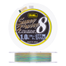Шнур плетеный Duel PE Super X-Wire 8 #1,0 0,17мм 300м (5color-yellow marking)
