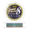 Шнур плетеный Duel PE Super X-Wire 8 #1,2 0,19мм 300м (5color-yellow marking)