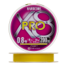 Шнур плетеный Duel Hardcore PE X8 Pro #0,8 0,15мм 200м (yellow)