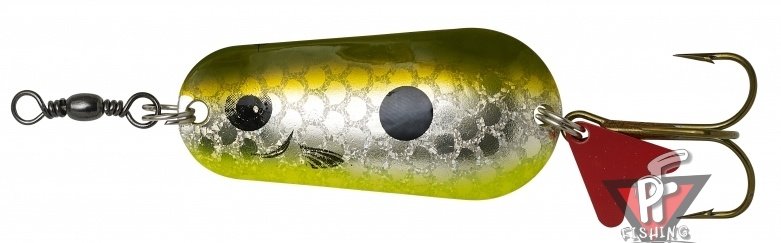 Блесна DAM Effzett Standart UV Active 60гр - Olive/Silver UV