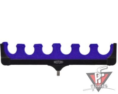 Гребенка для удилищ, длина: 30см, широкая на 6 позиций, алюминивое крепление