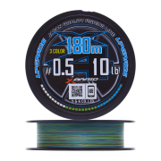 Шнур плетеный YGK X-Braid Upgrade PE X4 #0,5 0,117мм 180м (3color)