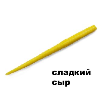 Силиконовая приманка Crazy Fish MF Classic Worm 2.8" 67-70-3-9 сладкий сыр цв. banan (банан)