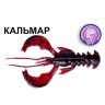 Силиконовая приманка Crazy Fish Nimble 4" 43-100-73-6-V кальмар цв. blue ruby (синий рубин)