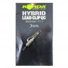 KORDA Клипса безопасная с быстросъемом QC Hybrid Lead Clip Weed/Silt