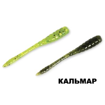 Силиконовая приманка Crazy Fish Tipsy 1.2" 69-30-16/20-6 кальмар цв. watermelon (арбуз)/ цв. kiwi (киви)