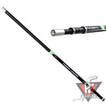 Ручка  CARBON LANDING TELE 420 (4.20м, стандартная резьба, графит)