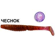 Силиконовая приманка Crazy Fish Scalp Minnow 7-8-13-5 чеснок цв. purple pepper (пурпурный перец)