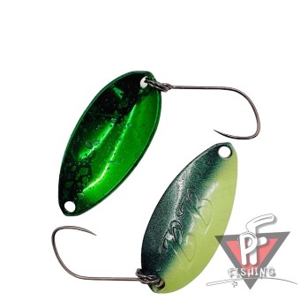 Колеблющаяся блесна ValkeIN Black Blast, 1.8 г, IZU-06 Glow Seed (Jpsnasti Oricolor)