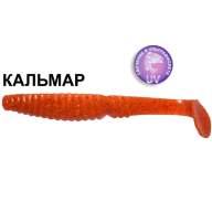 Силиконовая приманка Crazy Fish Scalp Minnow 7-8-18-6 кальмар цв. carrot (морковь)